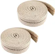 2 Roll/13 Feet Flat Oil Lamp Wick, 1 Inch Cotton Wick Replacement for Kerosene B