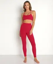 Beyond Yoga Spacedye Slim Racerback Bra Sz M Medium Dragon Fruit Sangria
