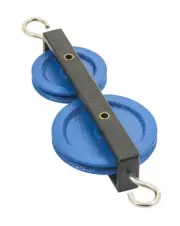 Double Long Pulley, 2" Diameter / 1.5" Diameter - Eisco Labs