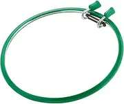 OLYCRAFT 8.8x8.6x0.9 Inch Metal Green Embroidery Hoop Large Metal Spring Tension Embroidery Hoop Cross Stitch Hoop Embroidery Frame for Embroidery and Cross Stitch