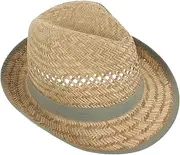 [CORHAD] Men's Holiday Straw Hat Men's Sun Hats Wide Brim Straw Hat Beach Straw Hat Wide Brim Beach Hat Straw Adult Sun Hat Straw Sun Hat Male Wide, As Shown, 30x25cm