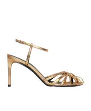 CELINE TRIOMPHE SANDAL in Laminated lambskin 37 golden