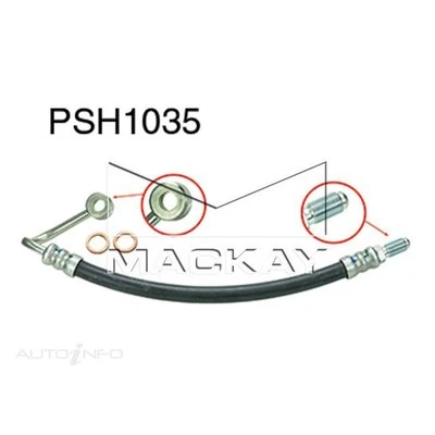 PSH1035 Power Steering Hose for Holden Isuzu Rodeo TF RWD 4WD 2.3L 4ZD1 2.6L 4ZE