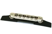 006-0884-049 Genuine Gretsch Guitar A-O-M 74mm Bridge Ebony Nickel