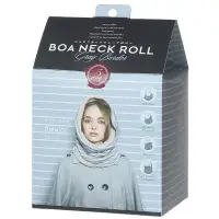 在飛比找Yahoo!奇摩拍賣優惠-BOA NECK ROLL 5way女士圍脖 圍巾 灰色條紋