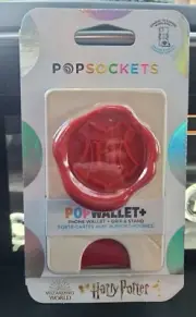Popsockets PopWallet Harry Potter Hogwarts Letter Seal Phone Grip & Stand New