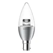 Key Candle LED Globe SBC 240V 6W Clear 2700K - 65080