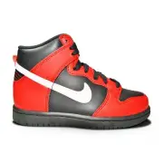 Kids Nike Dunk High (PS) - DD2314 003 - Black White University Red