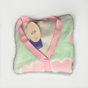 PETER ALEXANDER WOMENS MINT PINK LOVE HEARTS SOFT CARDIGAN S/M RRP$99.95