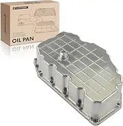 A-Premium Engine Oil Pan Sump with Drain Plug Compatible with Jeep WK2 Series Grand Cherokee 2014-2019, 3.0L, Replaces 68211182AA, 68147572AA