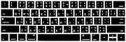 ProElife Thai Ultra Thin Silicone Keyboard Protector Cover Skin for Apple MacBook Pro Touch Bar Retina 13-Inch 15-Inch (Model A1706, A1707, A1989, A1990, A2159) (2016 2017 2018 2019 Released) (Black)