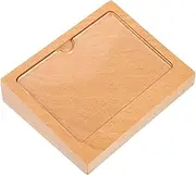 Wooden Table Sign Holder Brochure Display Stand Slanted Design for Easy Viewing for Restaurants Weddings Trade Shows and Shops