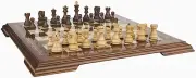Handmade Wooden Chess Set Dubrovnik Zagreb Royal 3" - Mosaic Luxury Chess Board