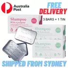 NEW SHAMPOO WITH A PURPOSE SHAMPOO & CONDITIONER SET 3 BARS + TIN OG & VOLUME