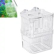 WADY 1Pc Breeding Box for Fish Tank, Fish Breeding Box Isolation Box Fish Isolation Hatchery, Aquarium Hatchery Incubator Breeder Box, Acrylic Hatchery Incubator Tank Fish Tank Divider
