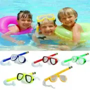 Kids Diving domino Snorkel Set Anti-Fog Goggles Swimming Dry Tube Snorkeling