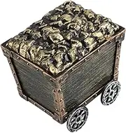 ADOCARN Treasure Chest for Versatile Mining Cart Engaging Pirate Chest Design for Storage Holiday Decor Fun Learning Exploration Tool