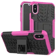 MCC Heavy Duty iPhone Xs Max Shockproof Case Cover Tough Skin for Apple [Pink]