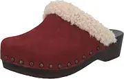 [Berkemann] Unisex Soft-Toeffler Wooden Shoes, Bordeaux, 45 1/3 EU, bordeaux, 45 1/3 EU
