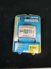 Aiwa Portable Cassette Player - Silver (hs-tx386) Rare Collectable