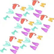 Generic 6 Sets Mini Diving Gear for Dolls Snorkeling Equipment with Goggles Flippers Telescope Doll Beach Rescue Accessories for Creative Play