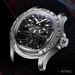 【現貨秒發】德國布加迪品牌手錶男士炫酷潮流鏤空陀飛輪全自動機械錶 SDRF