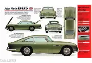1963 / 1964 / 1965 Aston Martin DB5/ DB-5 IMP Brochure