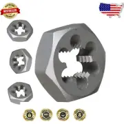 Compact 1-7/16" Hex Die - Carbon Steel Threading Die for DIY & Professionals