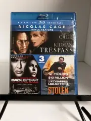 Nicolas Cage Triple Feature Trespass, Bad Lieutenant, Stolen Blu Ray