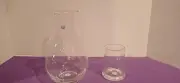 3606 new princess house moderna personal juice carafe and glass cup