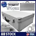 Aluminum Tool Box with Foam Insert Hard Shell Carrying Case for Instruments Tool