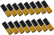 SHERCHPRY 20pcs Refillable Perfume Roller Bottles Essential Oil Glass Containers with Caps Lightweight Leak Design for Travel Daily Use