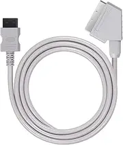 BisLinks Grey 1.8m RGB Scart Video HD HDTV AV Cord Lead Cable Adapter Replacement for Nintendo Wii/Wii U Video Game