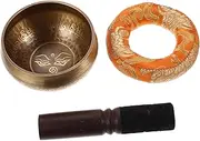 MUELODSIC 1Set Singing Bowl for Meditation Sound Therapy and Relaxation Buddha Sound Bowl with Hammer and Cushion for Spiritual Practices