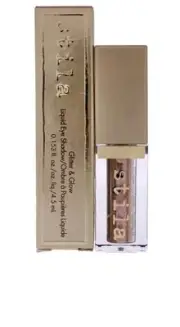 2 Pack Stila Glitter & Glow Liquid Eye Shadow Wanderlust .153 oz Eyeshadow Tk/23