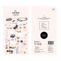 在飛比找蝦皮購物優惠-🐈韓國 Suatelier 【可愛貓咪】可愛貼紙 手帳貼紙 