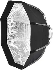 55Cm Foldable 8- Octagon Softbox with Soft Cloth Carrying Bag Bowens Mount for Studio Strobe Flash Light 55Cm