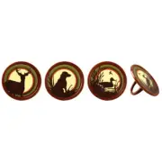 New Cake Toppers Hunting Cupcake Rings One Dozen