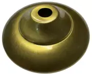 Solid Unfinish Spun Brass Vase Lamp Cap 2-9/16” Diameter **Free Shipping**