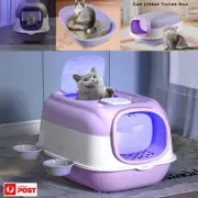 Pet Toilet Odour Control Basin UVC Sterilization Fully Enclosed Cat Litter Box