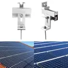 Solar Panel Rail Bracket Mounting Aluminium Fixing End/Mid Clamp 30mm/35mm AU