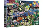 eeBoo: Love of Bats Puzzle (100pc Jigsaw)