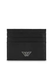 Emporio Armani Eagle Plated Credit Card Holder