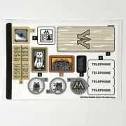 LEGO STICKER SHEET 76403 The Ministry of Magic Harry Potter Decals Stickers