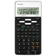 Sharp Scientific Calculator Black/White EL-531TH