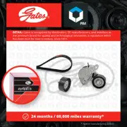 Drive Belt Kit fits MINI CONVERTIBLE ONE F57 1.2 1.5 2016 on Set Gates Quality
