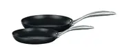 PRO IQ 2 Piece Nonstick Fry Pan Set, Black