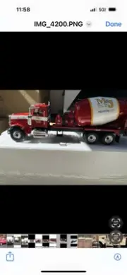 Peterbilt Mixer First Gear Scale 1/34