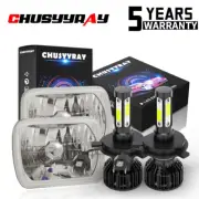 Pair 7x6" inch LED Headlight Hi-Lo Sealed Beam For Pontiac Firebird 1982-1990 (for: Peugeot)