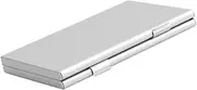 Gyorwst Aluminum Alloy & TF Card Holder Case Double-Layer Large Capacity with EVA Slots for 6 Cards and 12 TF Cards Aluminum EVA